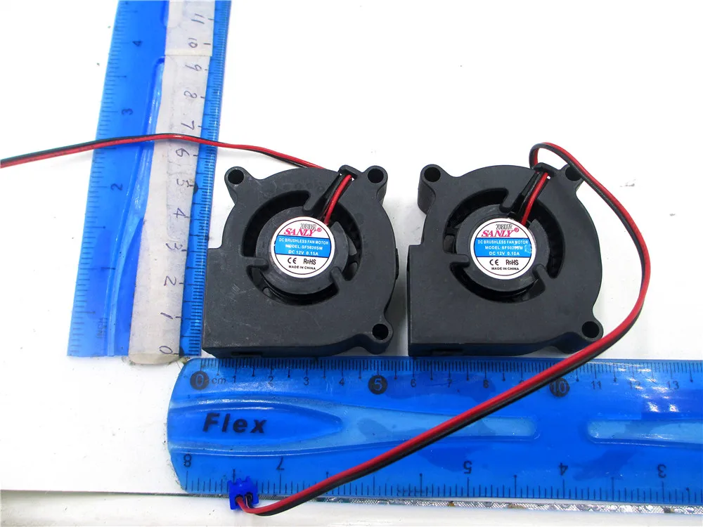 3pcs fan for 50x50x20mm 5cm SF5020SM 5020 0.10A Projector Brushless Turbine Premium Blower Super mini fan