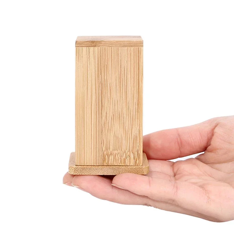 Bamboo Toothpick Holder With Lid Cotton Swab Holder Case Wooden Toothpick Dispenser Kitchen Storage Organizer Box зубочистки