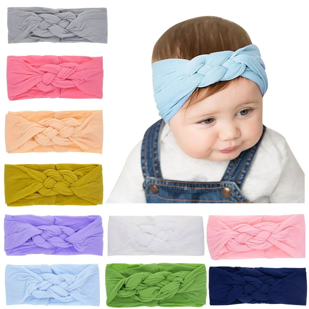 1 Pieces Girl Baby Headband Chinese Knot Hair Accessories Clothes Band Newborn Headwrap Infant Children Hairband Headwear