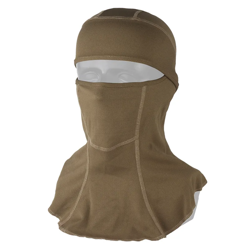 

Tactical Breathable Headgear Shooting Mask Outdoor Elastic Soft Mask Hunting Half Face Protective Airsoft Combat Mask-M/L
