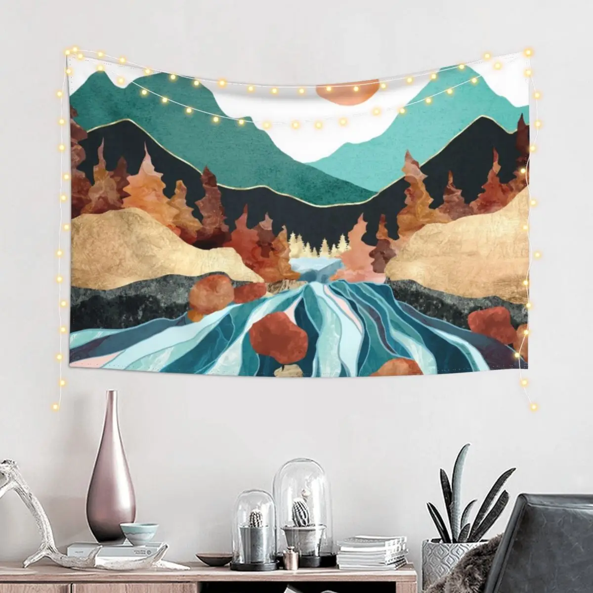 Blue River Tapestry Home Decor Accessories Bedroom Deco Tapestry