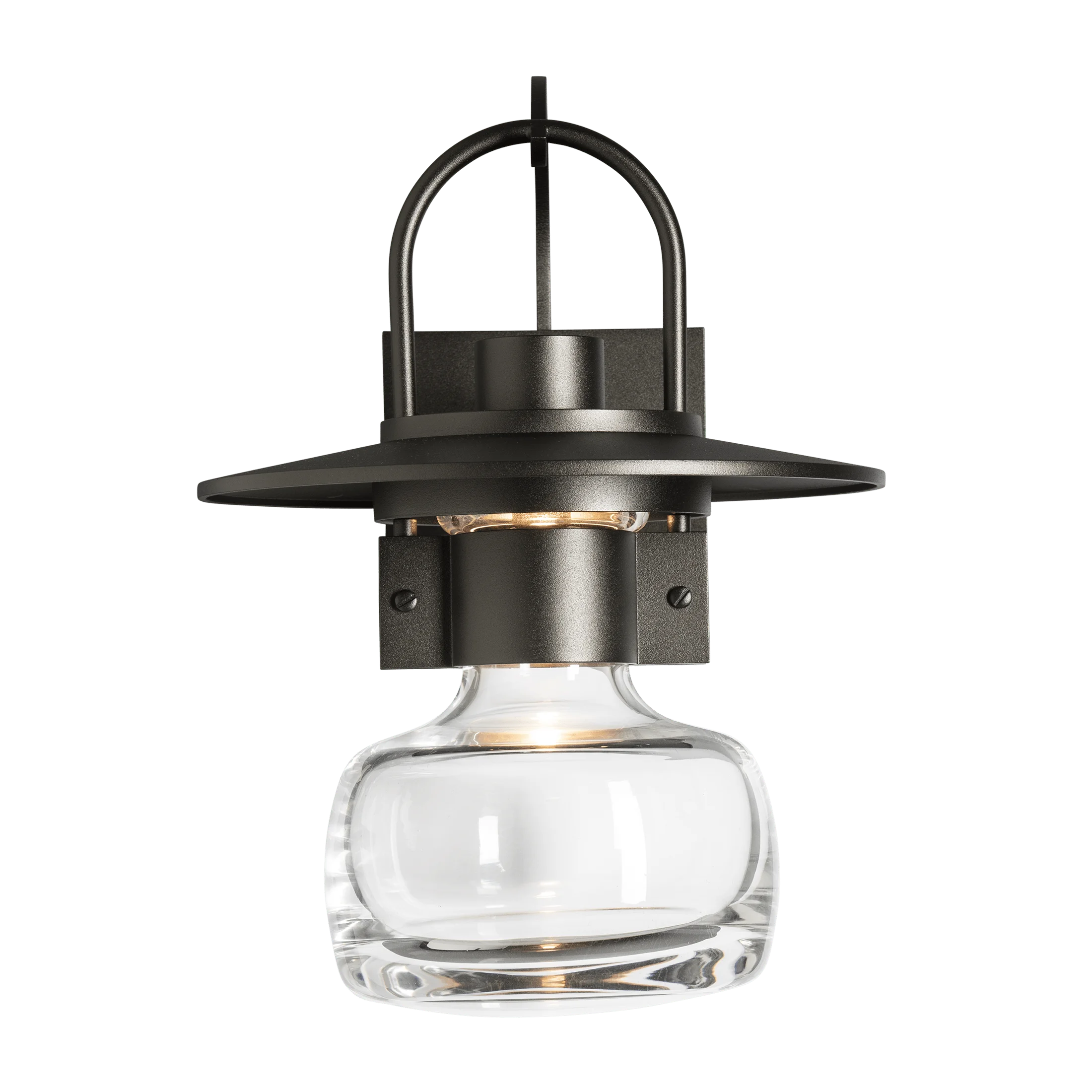 Modern Simple LED Outdoor Wall Sconce Water-Proof Thick Blown Glass Bell Warm White Wall Scone for Bedroom Garden