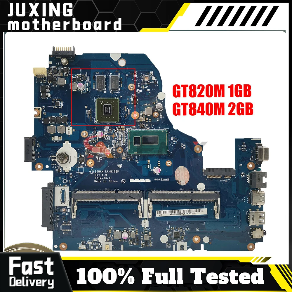 

LA-B162P For ACER Aspire E5-531 E1-572G V3-572G E5-571G LA-B162P Notebook Motherboard Laptop Mainboard