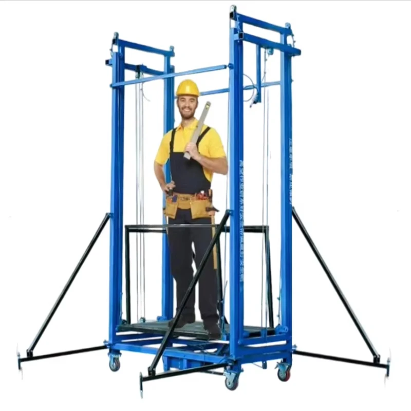

Folding mobile scaffolding work platform Electric scaffolding lift