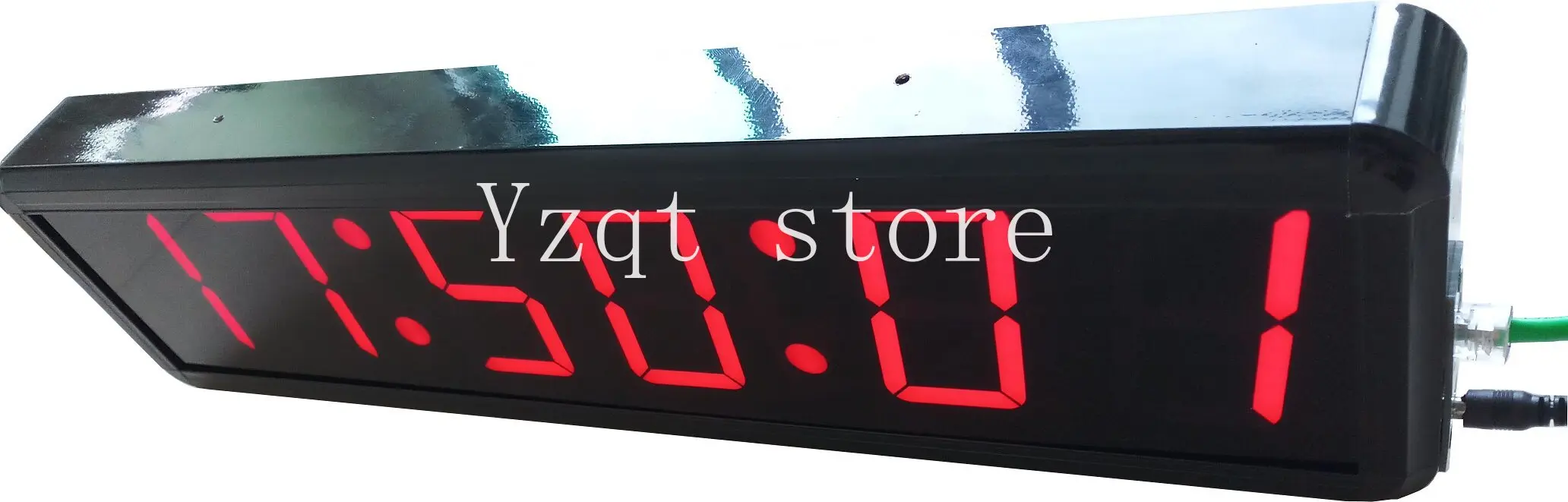 Support sheet metal box double-sided waterproof modern style | School examination room classroom use | LED electronic clock