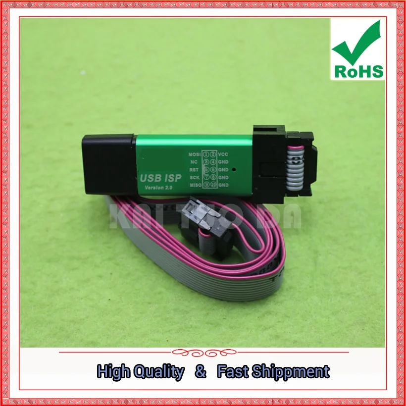 Free Drive With Case 51AVR Microcontroller Download Line USBasp USBisp Downloader (C5B2)