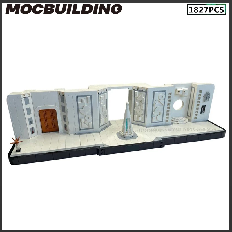 

MOC Building Blocks Movie Scene Cloud City Diorama DIY Assembly Technology Bricks Display Collection Model Creative Toys Gifts