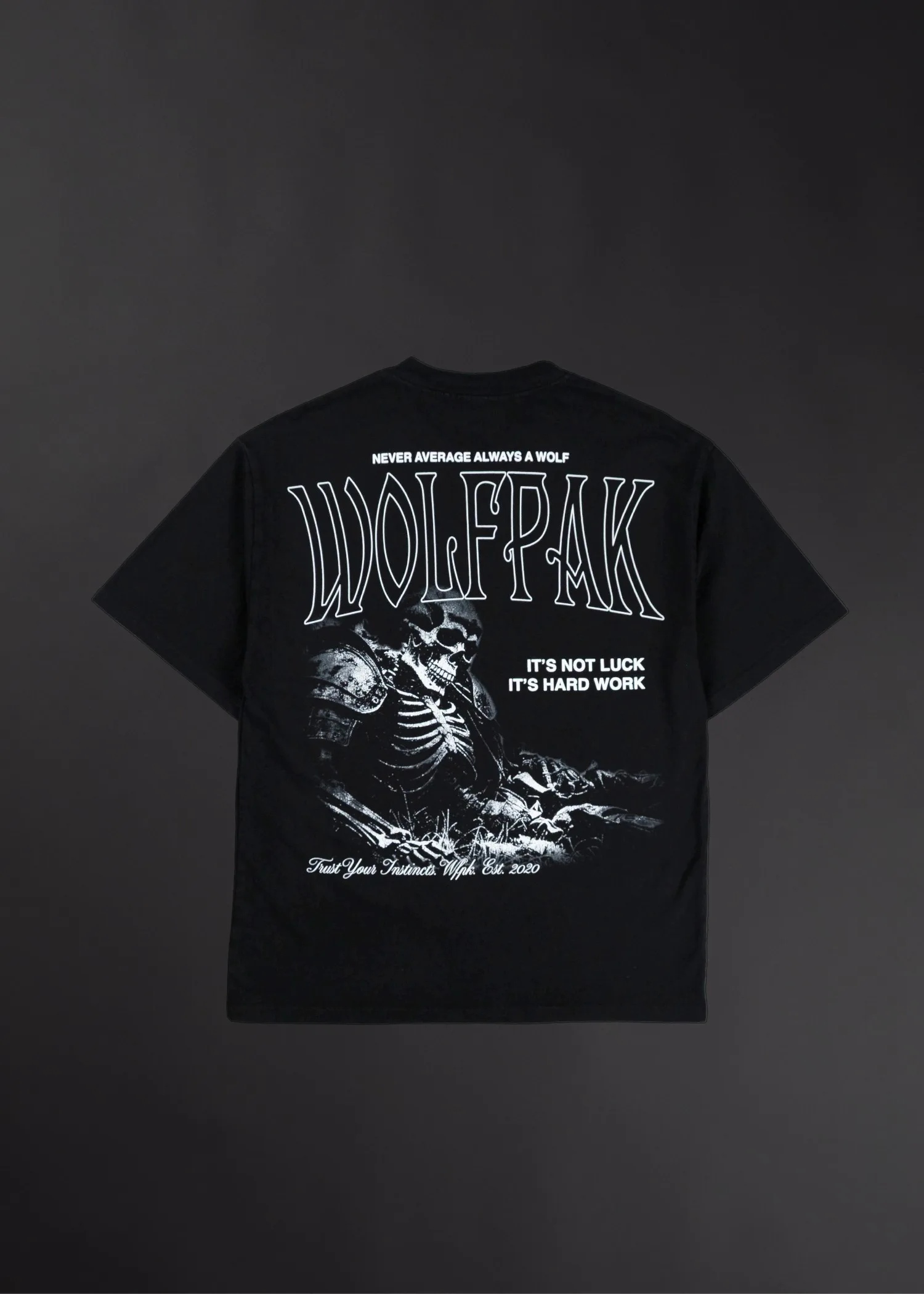 Core _TO THE GRAVE_ Graphic T-Shirt GYM Daily Fitness Can Wear Cotton T-shirt To Absorb Sweat and Breathe