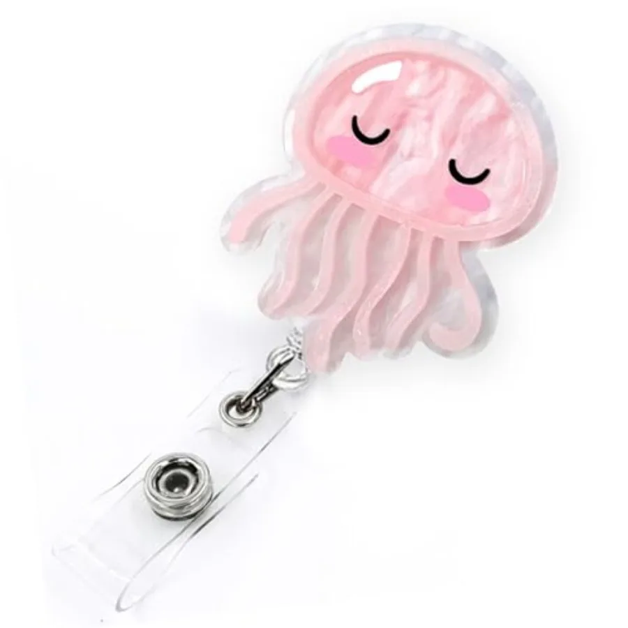 

Badge Reel Retractable for Nurse, Doctor, Medical Worker and Nursing Student Cute Pediatric Nurse ID Name Badge Holder with All