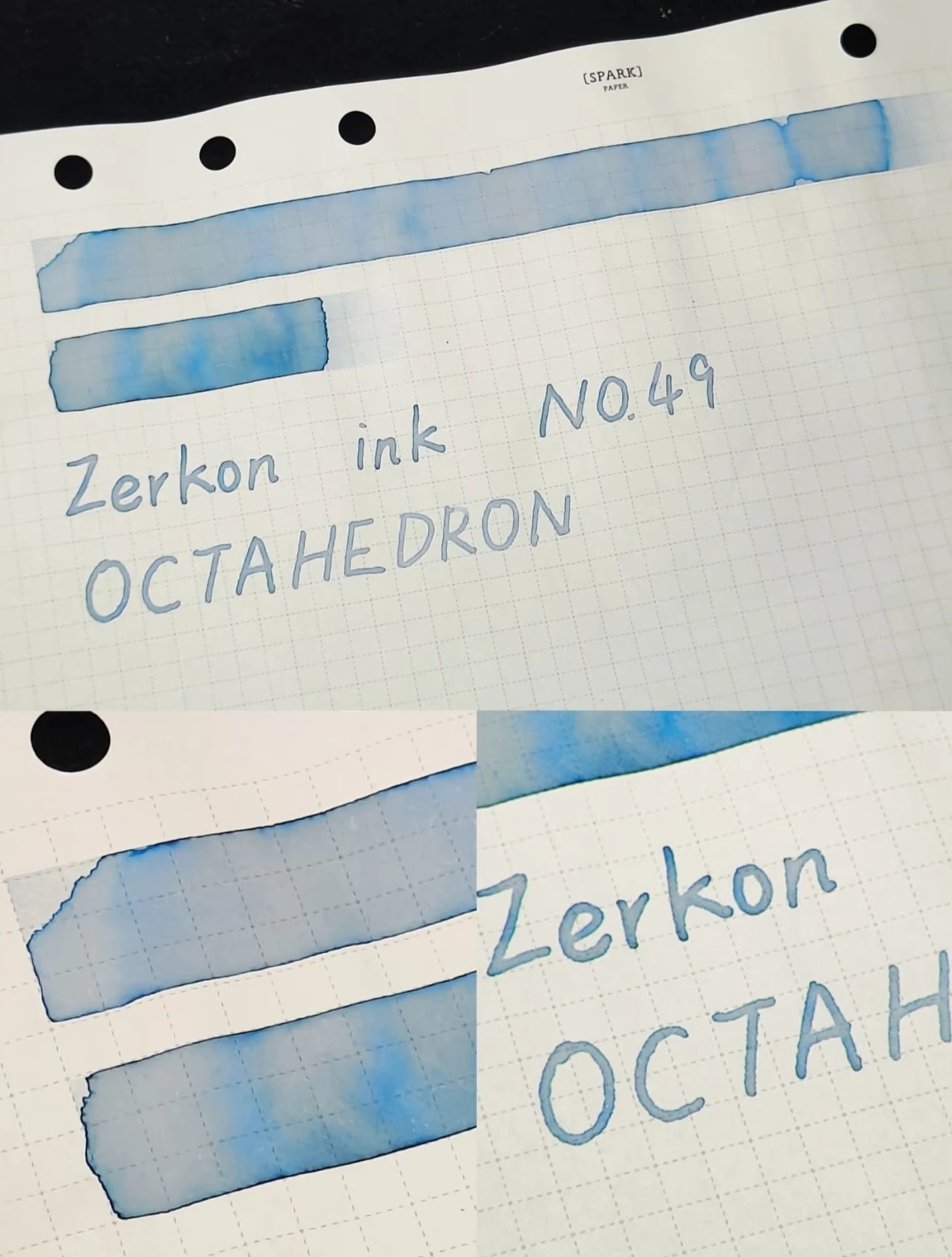 Zerkon's Ink  NO.49  [Octahedron] Plato Series Chromatography Color  Pen Ink