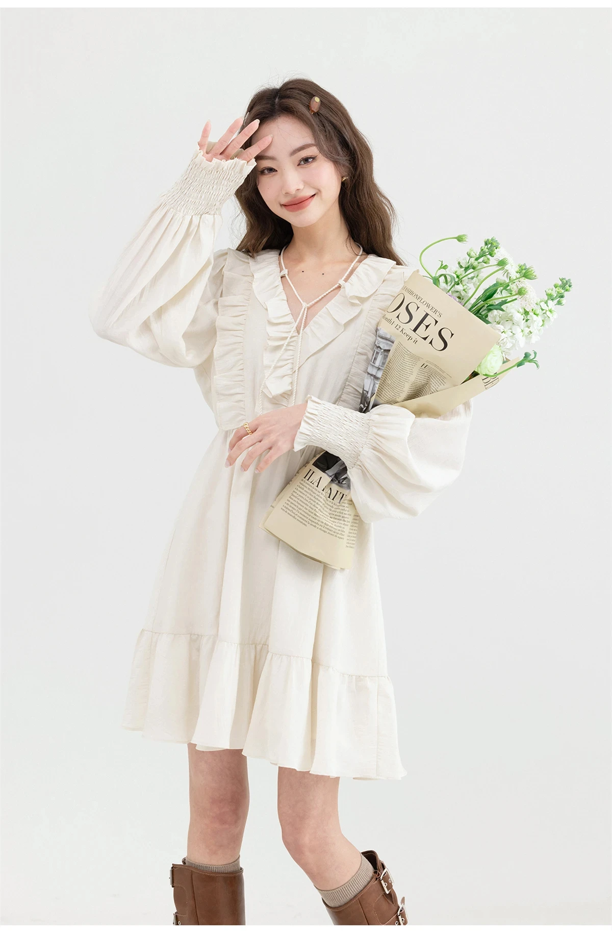 

new spring autumn fashion casual loose brand young female women girls mini dress