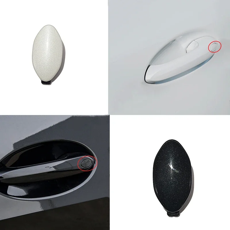 LHD Front Left Exterior Door Handle Lock Key Hole Cover For BMW 3 5 Series X3 X4 X5 X6 X7 G08 G20 G28 G30 G31 G38 2018-2023