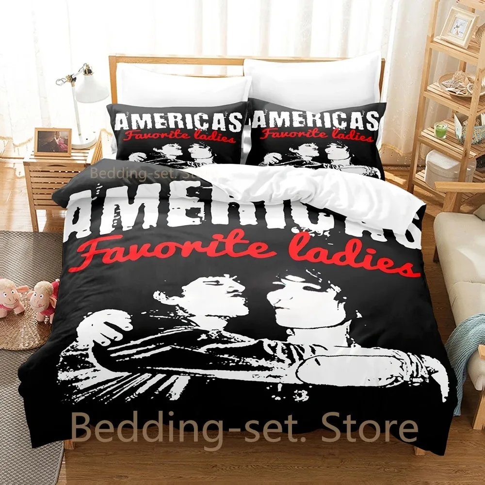 

2024 Jake and Johnnie America's Favorite Ladies Bedding Set Single Twin Full Queen King Size Bed Set Bedroom Duvetcover Sets