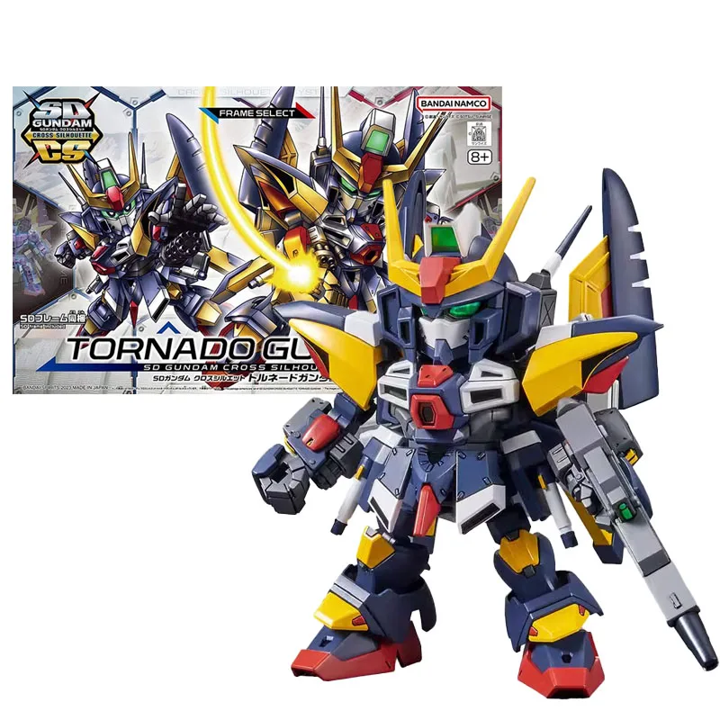 Bandai Anime TORNADO GUNDAM SDCS FRAME SELECT Echt Model Assemblage Speelgoed Action Figure Geschenken Collectible Ornamenten Jongens Kids