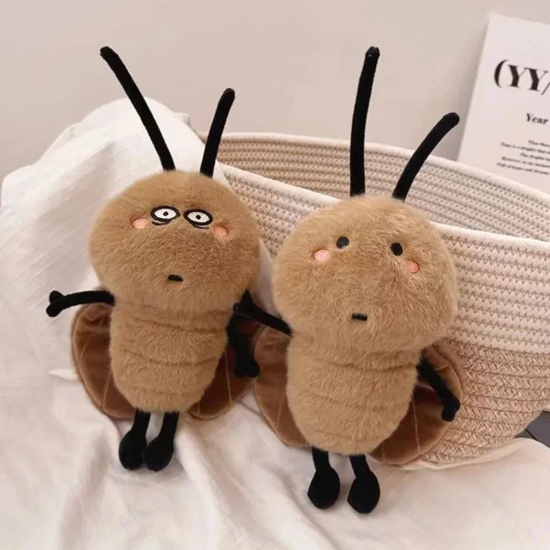 Cockroach Plush Toy Tiktok Boys The Same Type Cockroach Doll Ugly Cute Doll Creative Funny Student Specialty Birthday Gift New