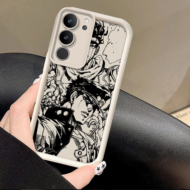 JOJO Anime Kujo Jotaro per Samsung Galaxy A14 A15 A13 A12 A31 A73 A81 A71 A51 Core Lite Eye Ladder custodia per telefono