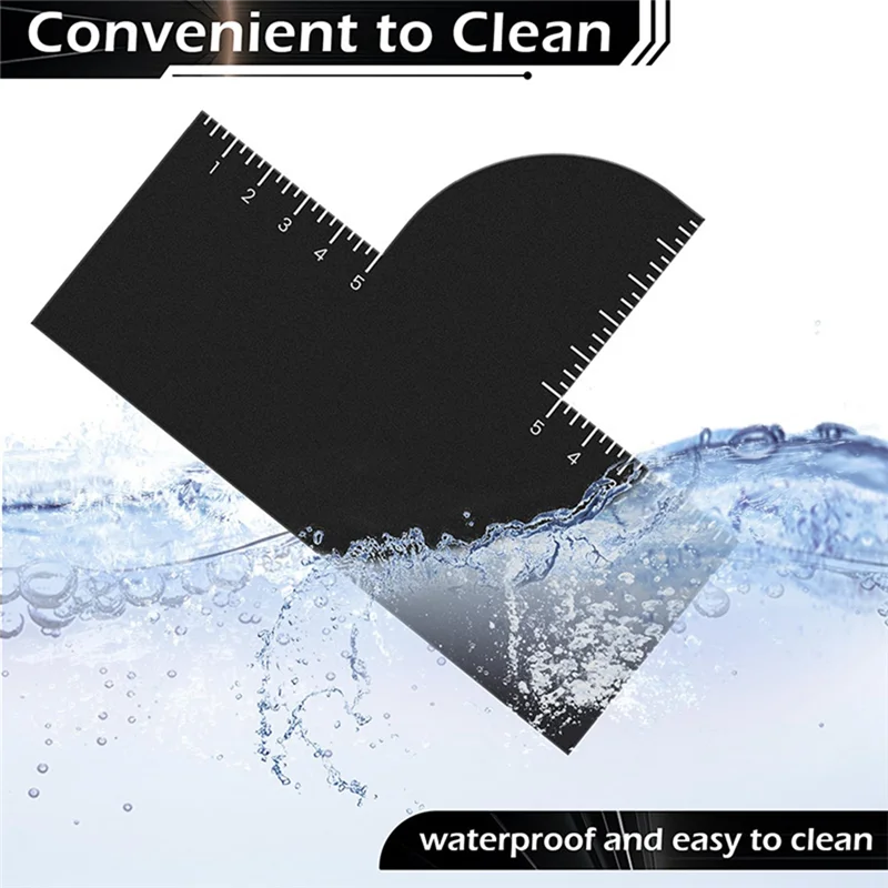 AT05-Enhancement Card For Barbers With Measurement Indicators Barber Hairline Shaping Tool And Color Sprays Edge Line Up Tool