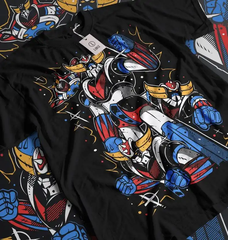 Grendizer T-Shirt | Classic anime unisex tshirt, anime fanart, ufo robot tee, grendizer tee, classic anime tshirt, goldrake tee