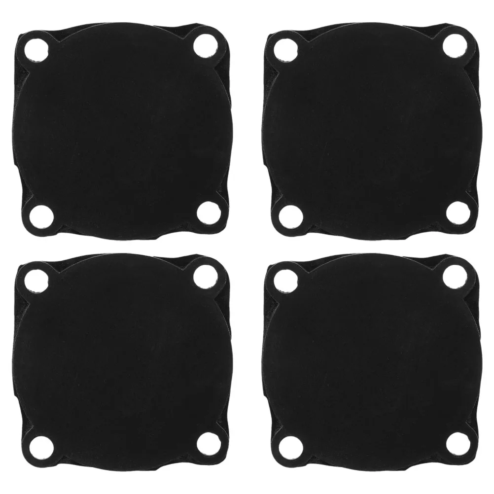 4pcs Air Compressor Switch Pad Rubber Gaskets High Efficiency Sealing Wear Resistant Quick Installation Replacement for Various