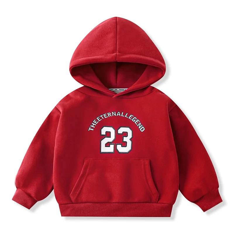 Frühling Herbst Neue Jungen Kapuzenpullover 2-12 Jahre Kinder Mode Buchstabendruck Pullover Lässige Oberteile Teenager Kinderkleidung – Detail 4
