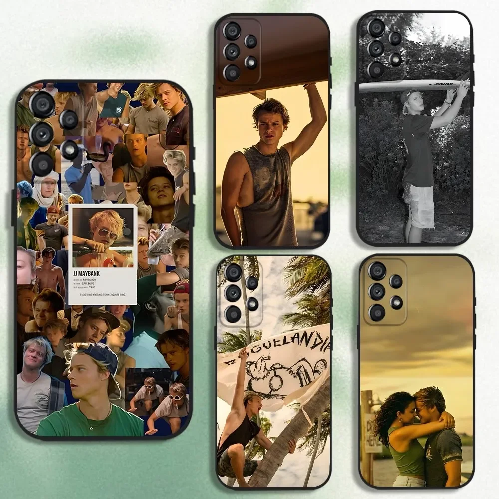 JJ M-Maybank  Phone Case For Samsung Galaxy A20,A21s,A22,A31,A32,A52,A53,A72,73,A80 Soft Black Cover
