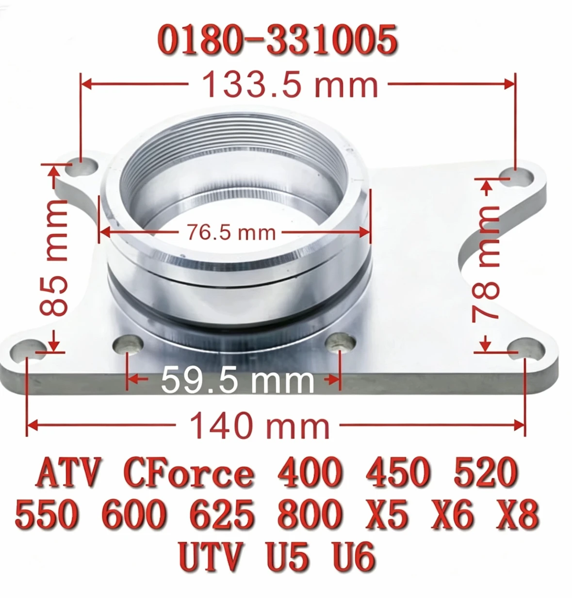 

Корпус подшипника конической шестерни 0180-331005 для квадроциклов и UTV CFMoto CF400 CF500 CF600 CF625 CForce 450 520 X5 X6 X8 UForce 500 U5 U6