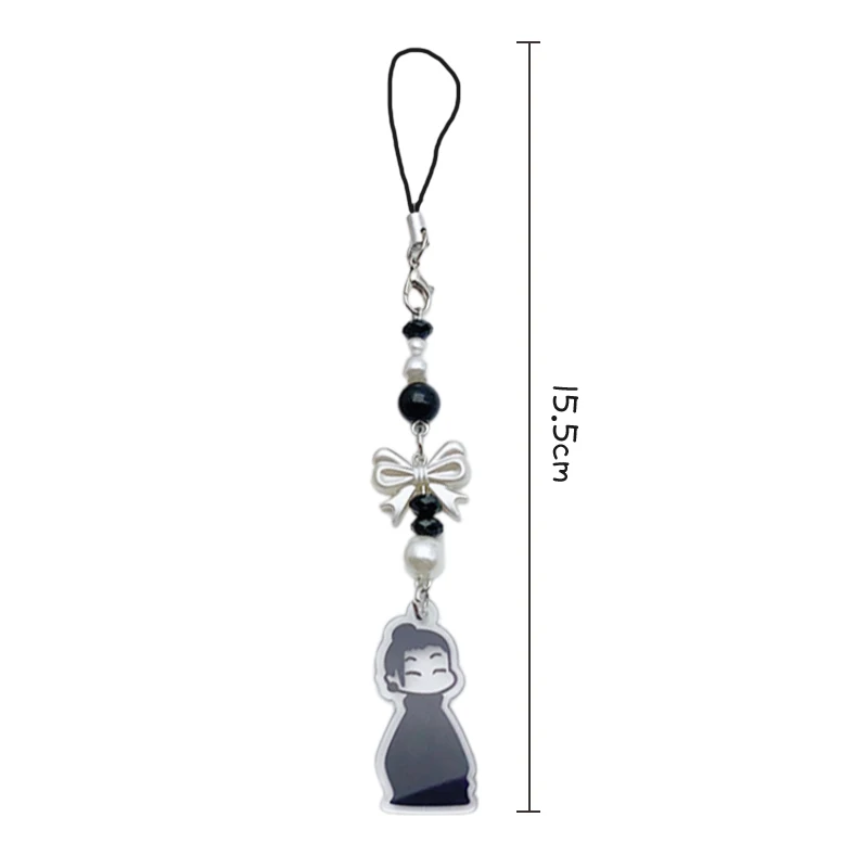Anime Jujutsu Keychain Cosplay Geto Suguru Satoru Gojo Matching JJK Phone Charm Accessory Pendant Keyring Bag Decoration Jewelry image 6