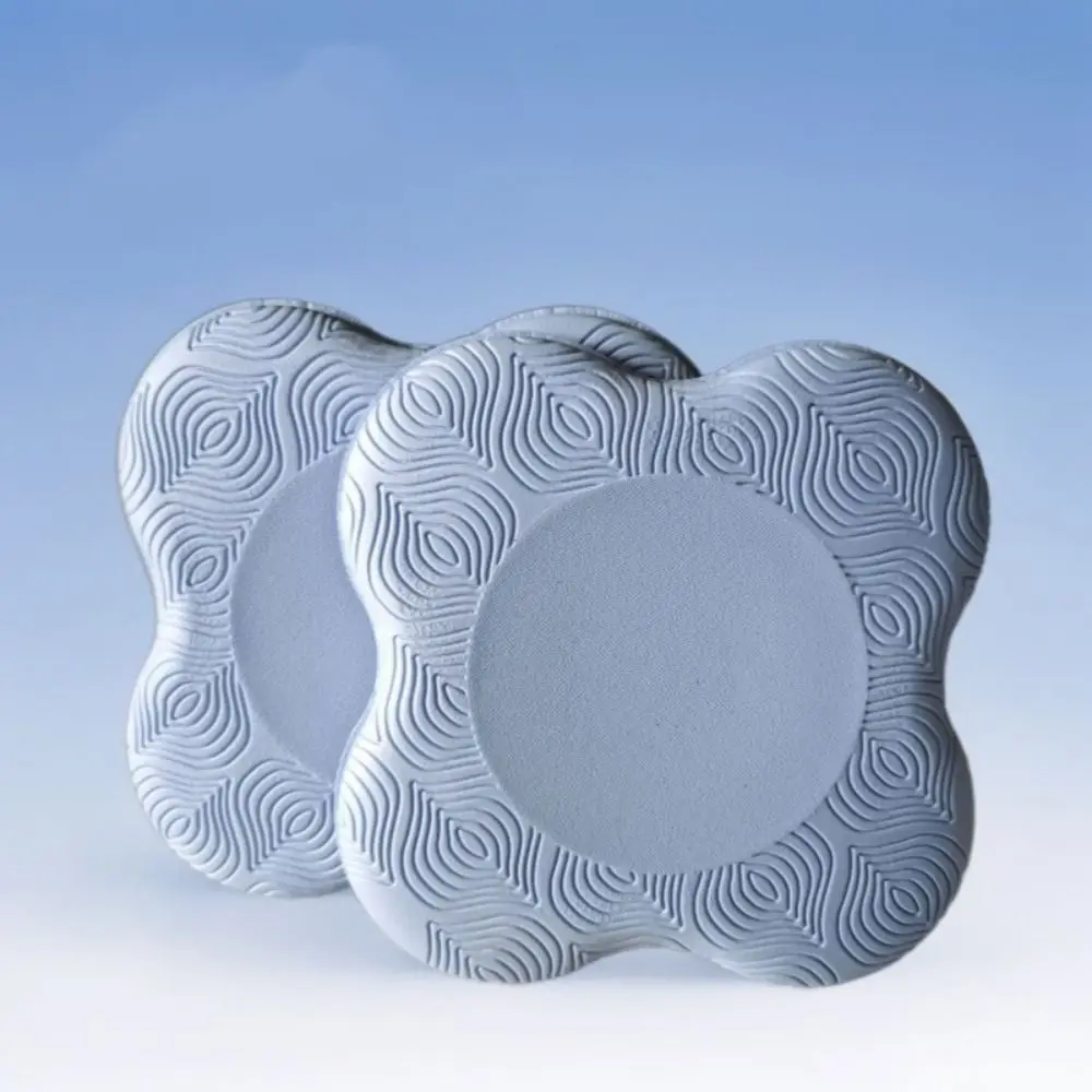 

2pcs Thickened Yoga Knee Mat Soft Portable Shock Absorption Support Mat Anti Slip TPE Kneeling Protect Pad Fitness Accessories