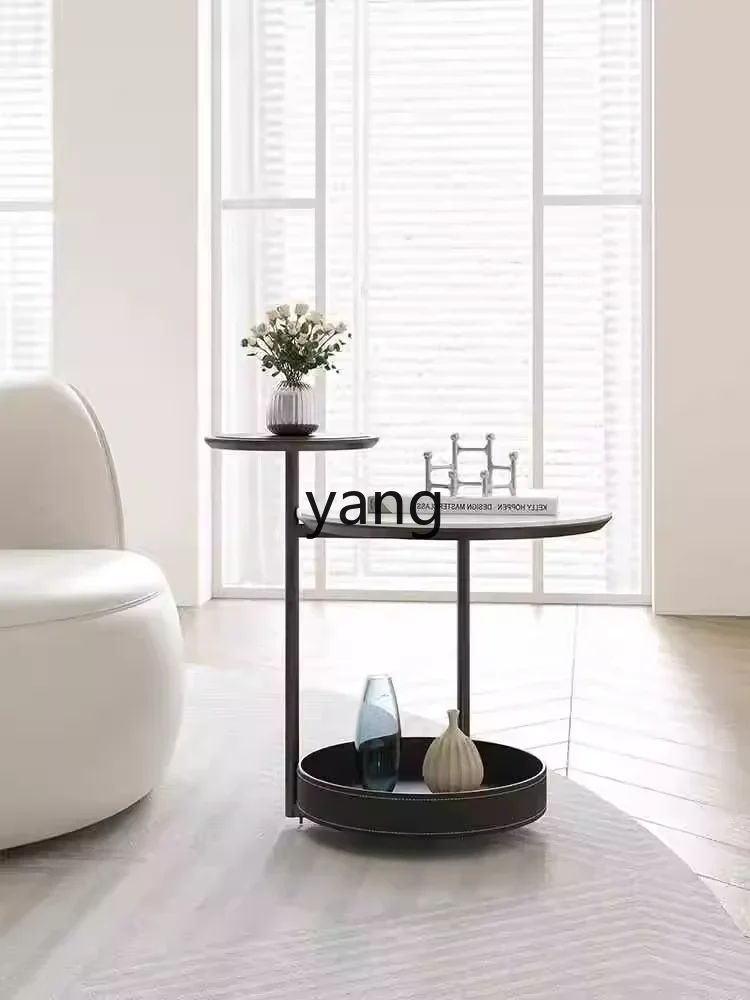 LMM Italian minimalist rock slab edge few modern simple living room sofa small round few Nordic corner few