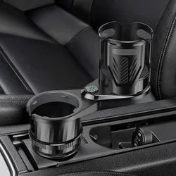 1PC Auto Water Bekerhouder Alle Nieuwe Multifunctionele Koolstofvezel Auto Bekerhouder Bekerhouder Kussen met Kompas