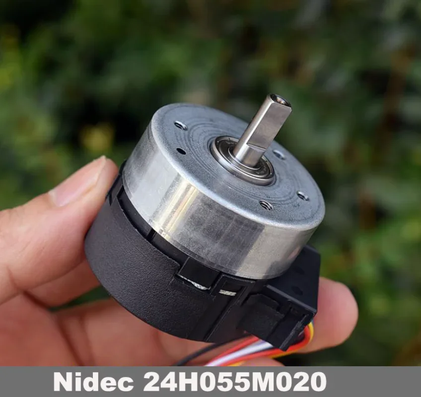 Nidec 24H055M020 Micro Servo Brushless Motor DC 12V Built-in Drive board PWM Speed Regulation Signal Encoder feedback 6mm Shaft