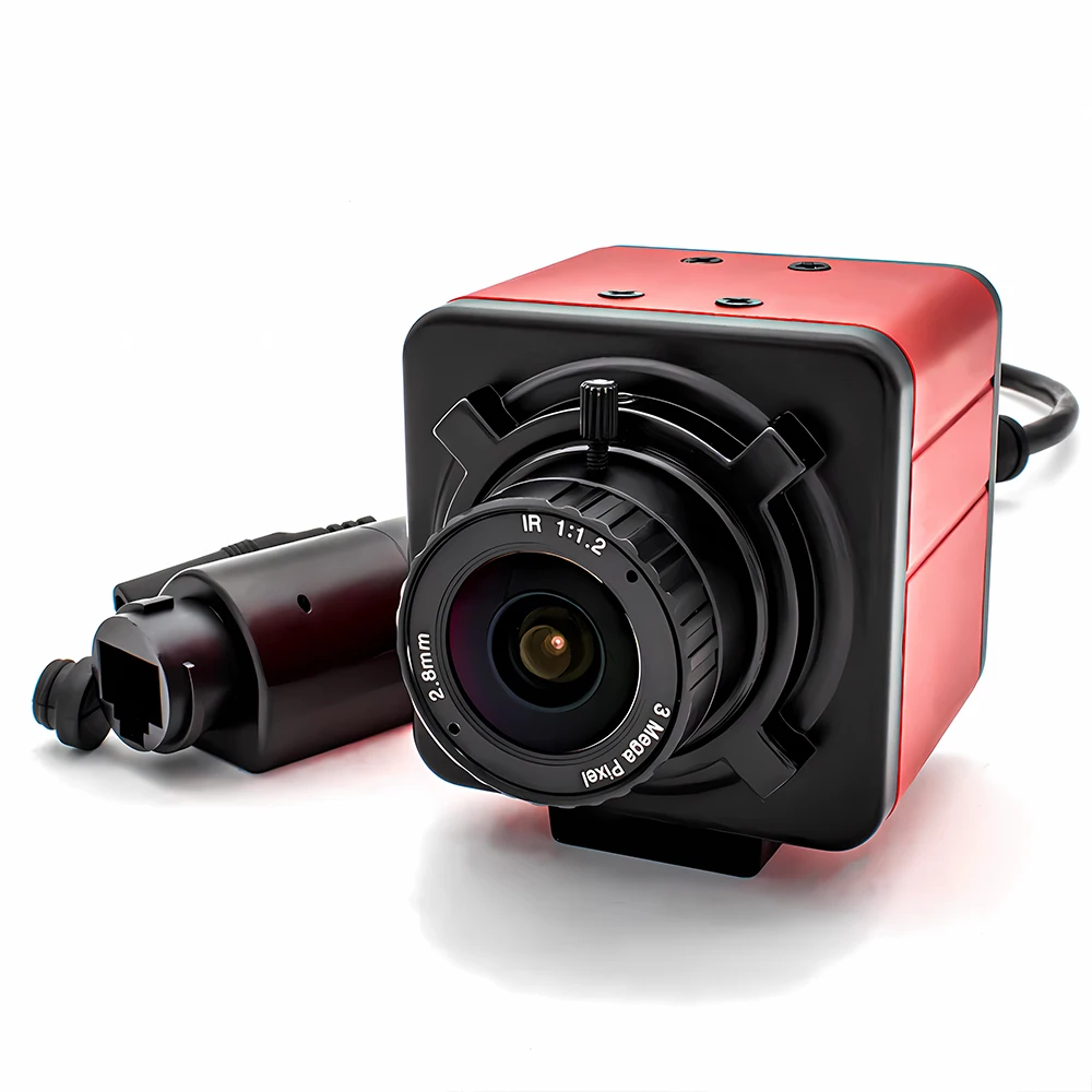 WGWK 4K Mini POE IP Camera Live 3/4/5/8MP HD Security Protection Webcam Industrial 2.1/2.5/2.8mm Fixed Focus Lens Network Camera