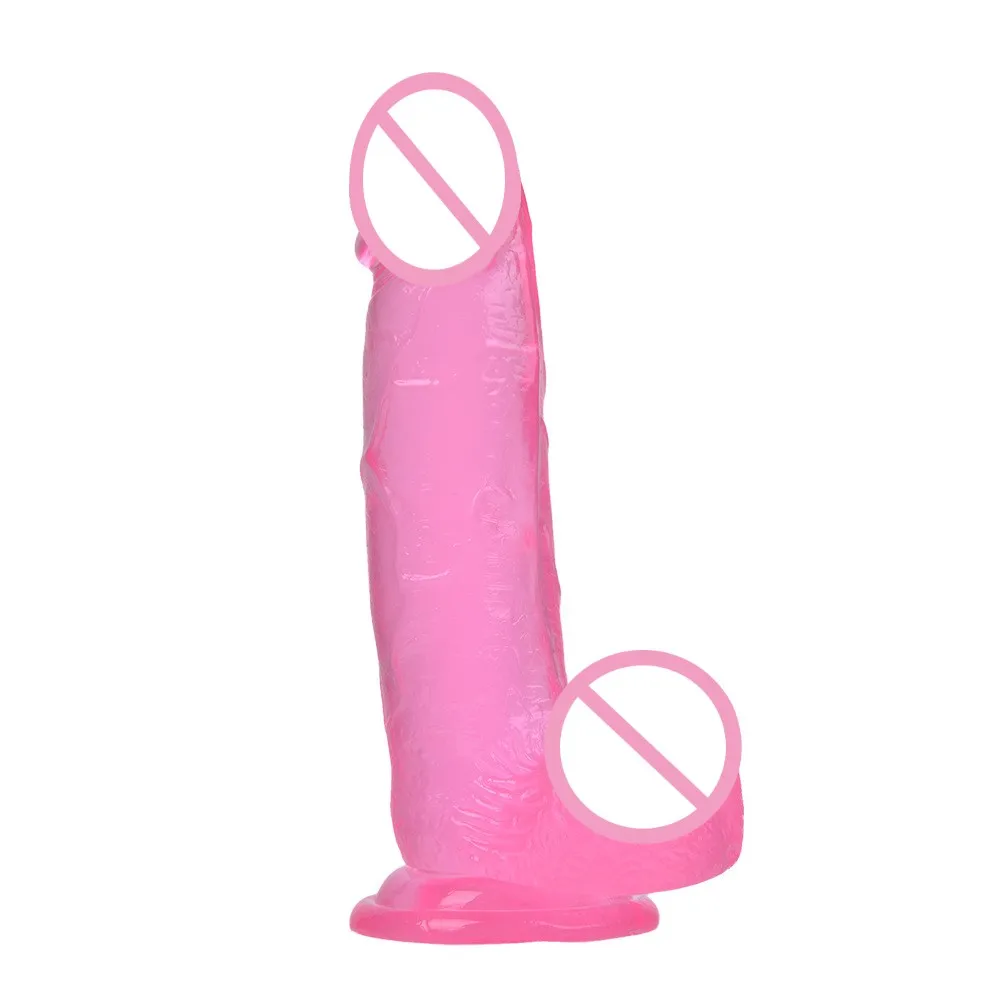 3 Sizes Realistic Jelly Dildo Strong Suction Cup Male Artificial Penis Adult Sex Toy Anal Plug Vagina Female Masturbator