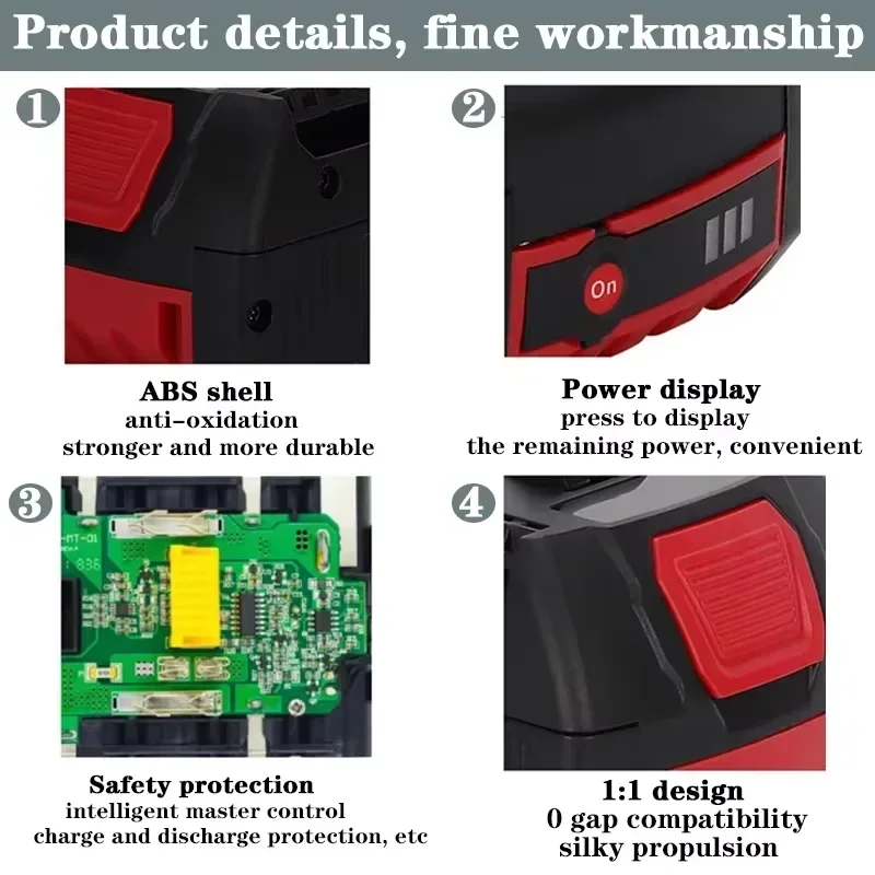 for Bosch 18V Battery 12.0Ah Electric Drill 18V Rechargeable Li-ion Battery BAT609 BAT609G BAT618 BAT618G BAT614 GBA18V  Charger