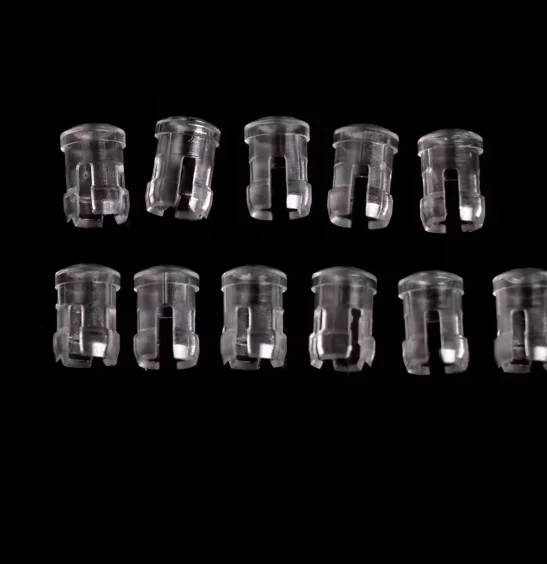 10pcs 3mm Clear Plastic Transparent LED Light Emitting Diode Lampshade Protector Light Accessories
