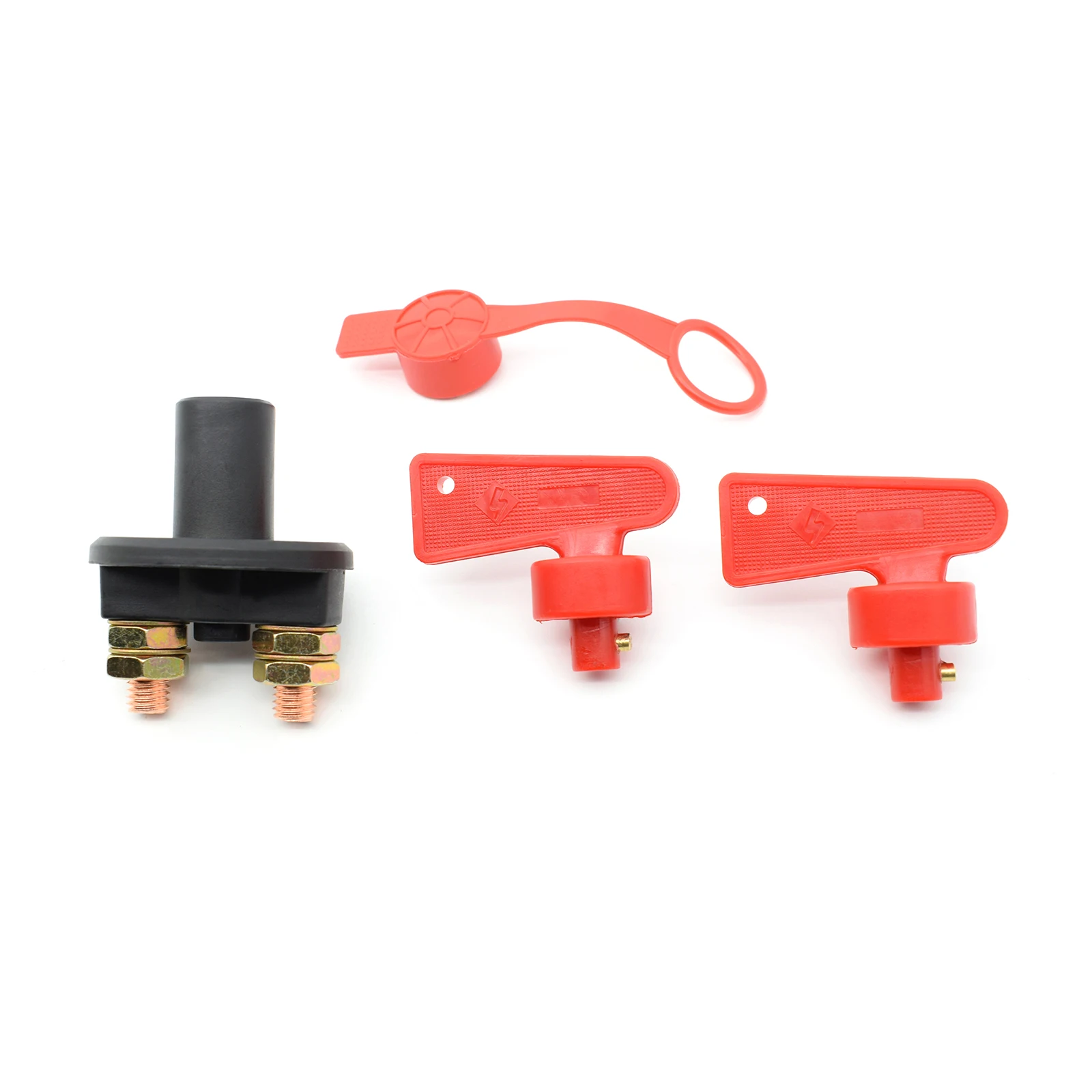 Car Battery Main Disconnect Isolator Power Switch Circuit Breaker Kill Cut-off Insulated Rotary Key Switch For Truck