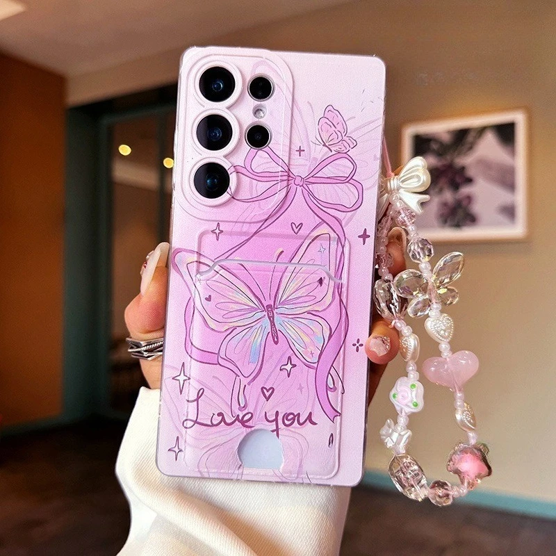Dream Butterfly is suitable for Samsung S24ultra mobile phone case S23Plus small fresh S22 all-inclusive for Note20 new model