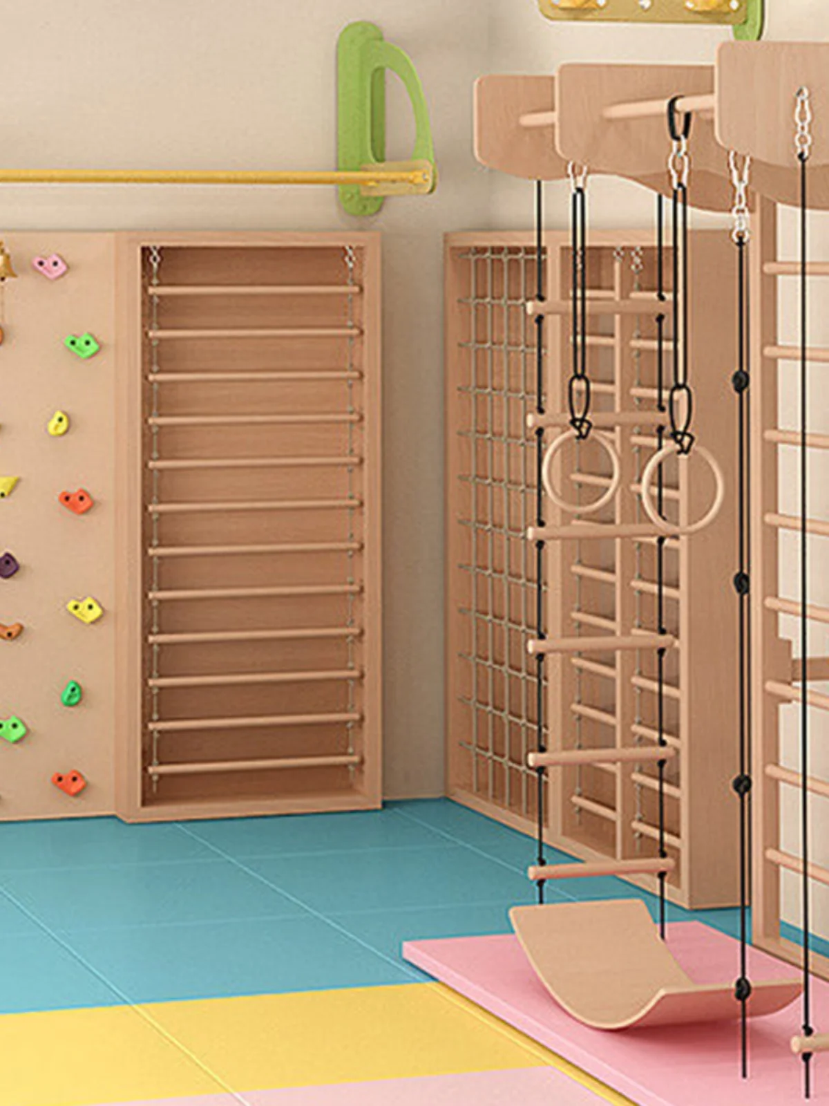 home climbing wall kindergarten early education climbing frame indoor family s room sensory traini