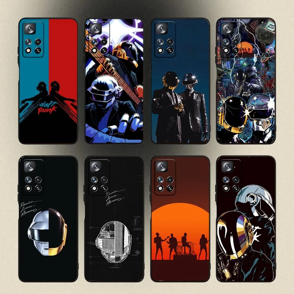 Rock Band D-DaftS P-PunkS Phone Case For Samsung Galaxy A20,A21s,A22,A31,A32,A52,A53,A72,73,A80,A91 Soft Black Cover