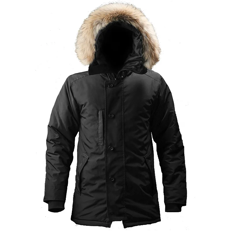 

Winter N3B jacket men fur hood warm jackets windbreaker Hiking Fishing long canada coat army tactical bomber korean parka