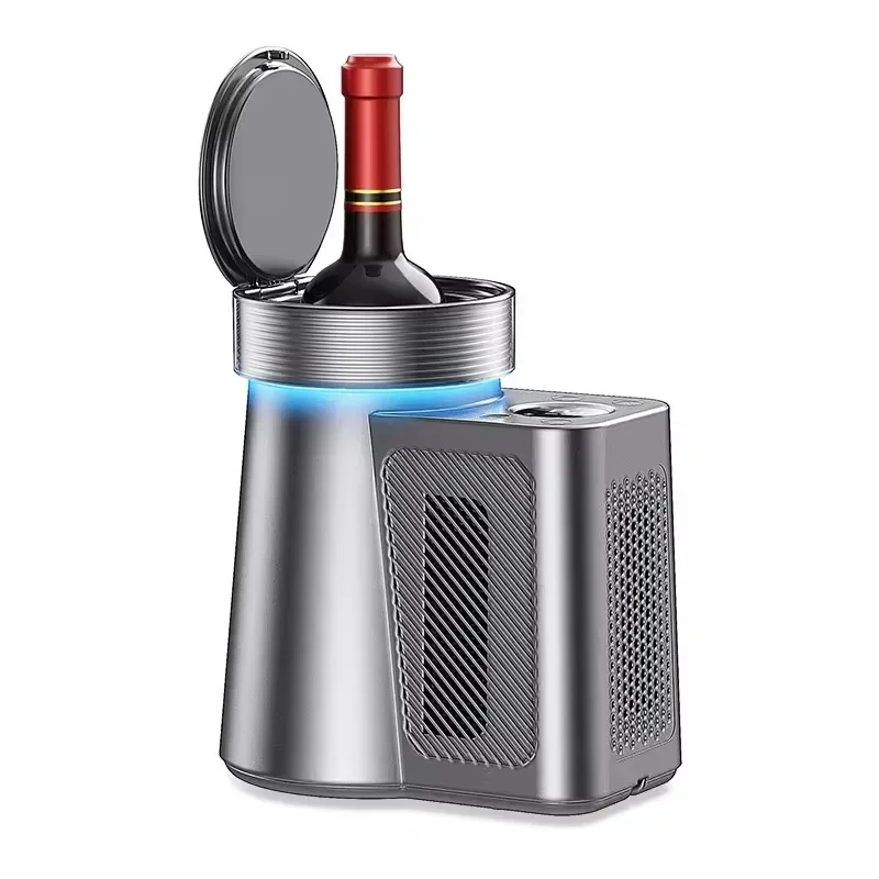 cross-borderSmart fast cold Small digital display cold quick cold cup home desktop cola beer cooling cup Portable Wine Cooler