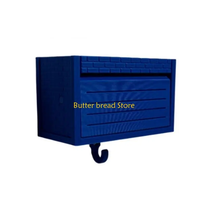 W89C Decorative Keeper Box Simulated Garage Brick Design Wall Mount Case