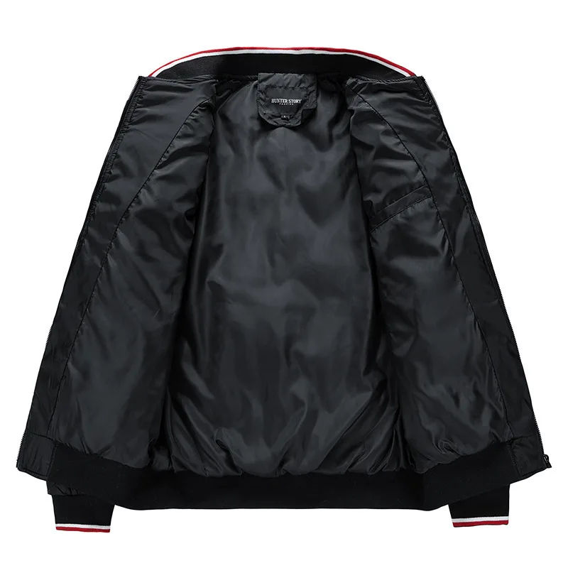 Autumn Winter Diamond Baseball Collar Padded Jacket Men's Plus Size Casual Outerwear