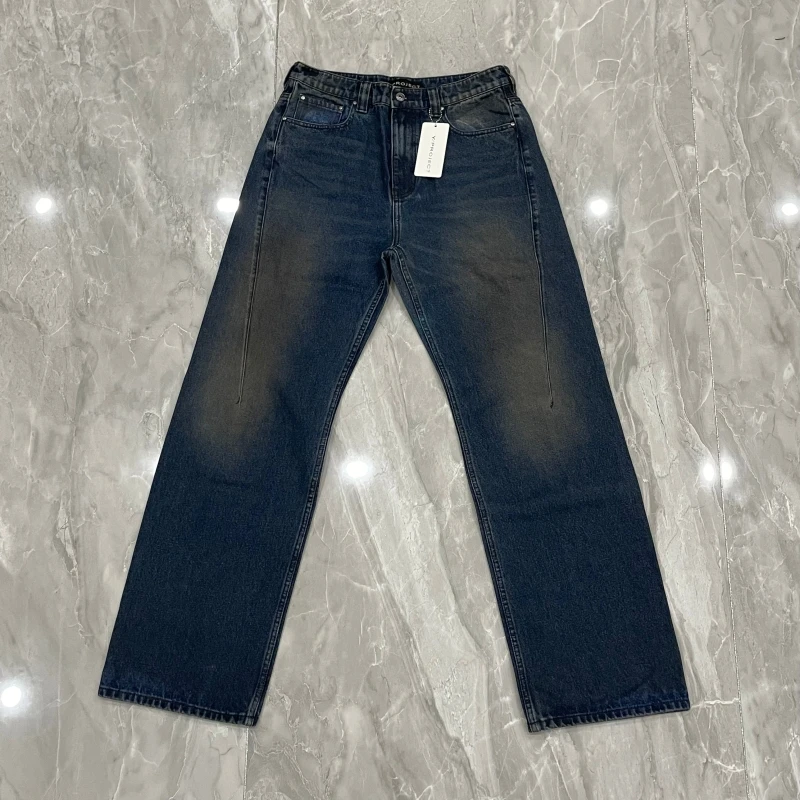 

24FW High Street Y/project Vintage Washed Straight-leg Jeans Men Women Fashion Comfortable Trousers Men's Pants