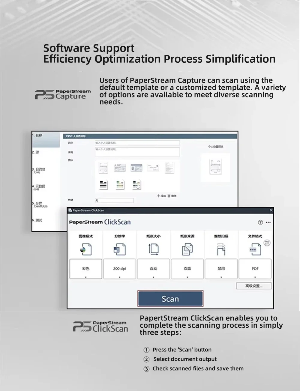 Escáner de papel profesional Fujitsu Fi-8170, escáner portátil de alimentación de papel de escaneo continuo automático de doble cara HD en color A3