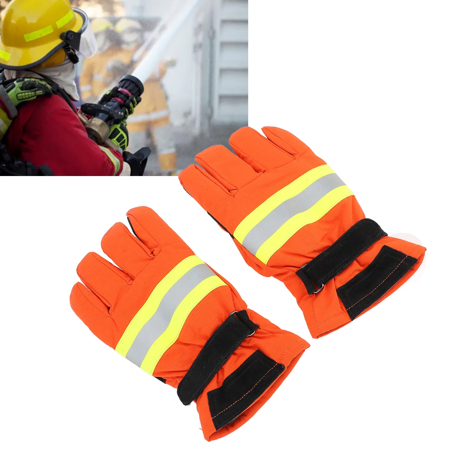 Gants de lutte contre l'incendie pour hommes et femmes, bandes de coulée, imperméables, coordonnants, ignifuges, chaleur 02/10/2018, 1 paire, ZK40