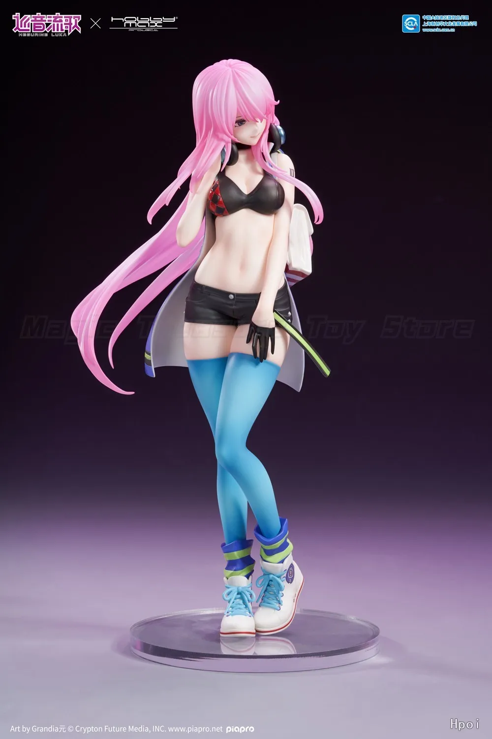 【البيع المسبق】هدايا زينة أصلية من HobbyMax Megurine Luka Trendy Street
