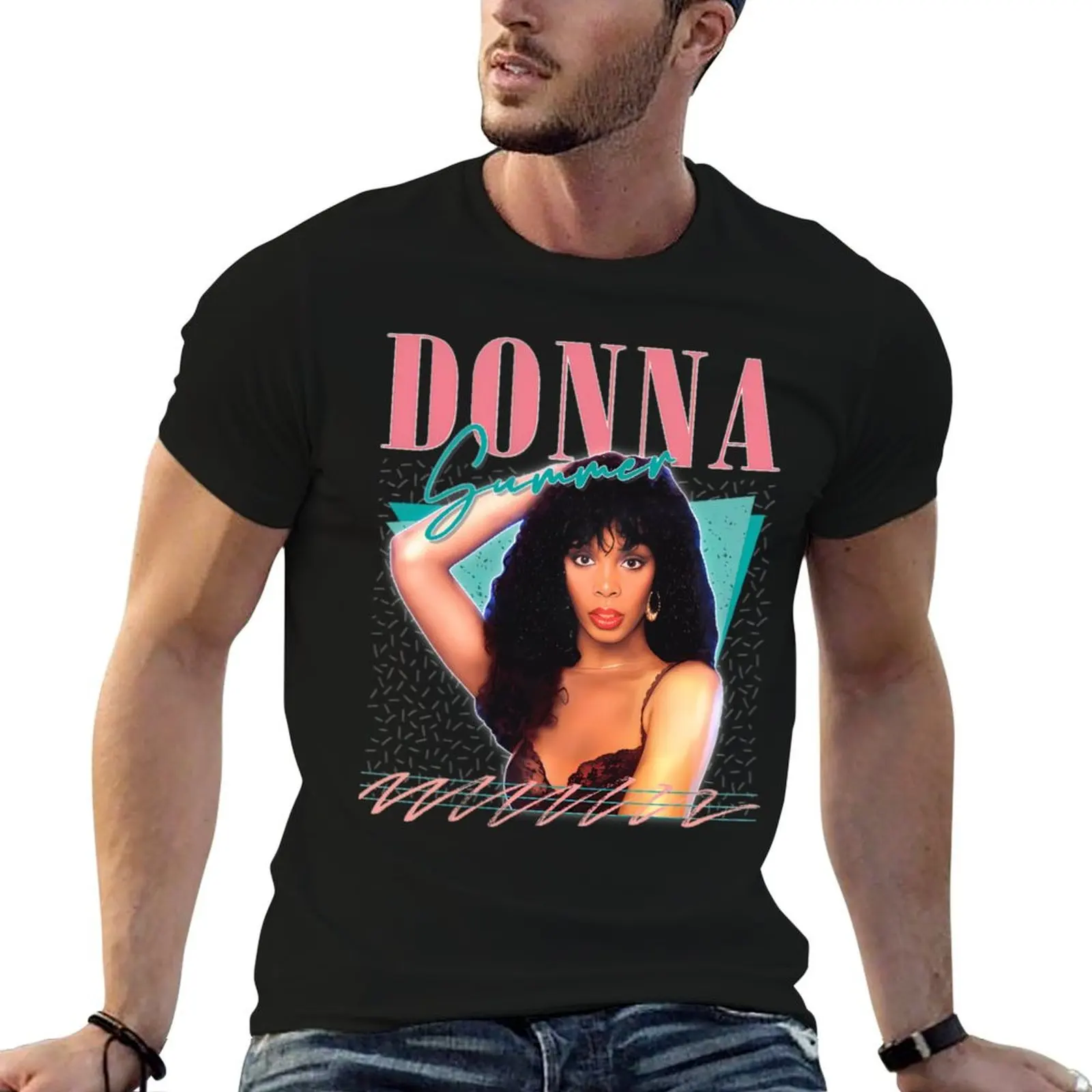 

Donna Summer Retro Style Fan Art Design T-Shirt g man t shirts for men man t shirt luxury T-Shirt
