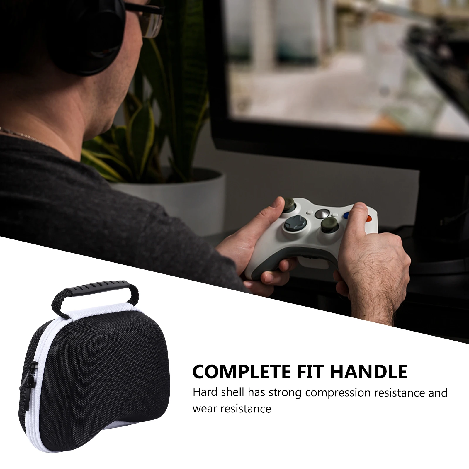 

Plastic Pouch Case for Gamepad Storage Bag Compatible H Protective Cover Lightweight Portable Practical Use Long Service