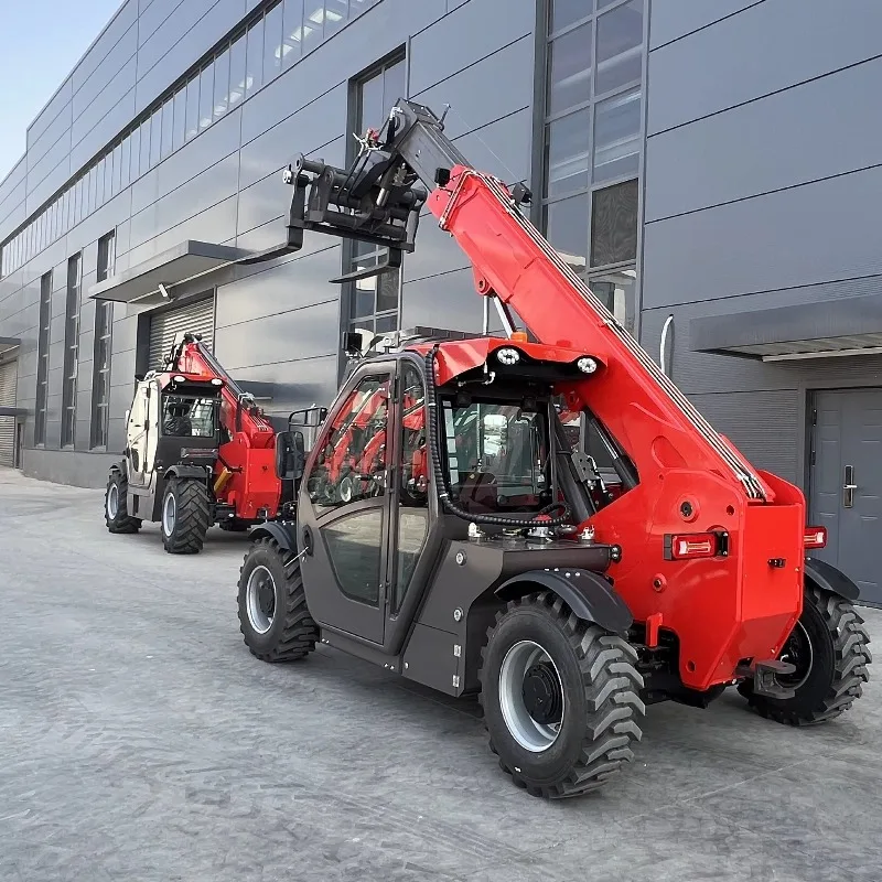 Customized Hydraulic 4X4 Telehandler Boom Lift 14m 10m 6m Telescopic Boom Forklift 2.5 Ton 3.5 Ton Telescopic Telehandler Forkli